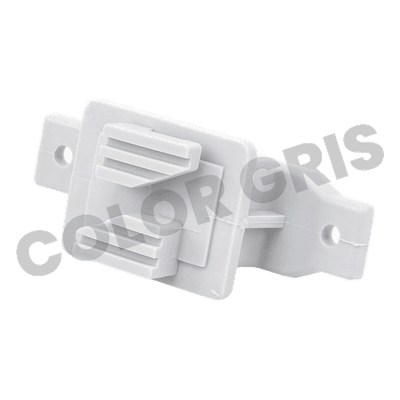 Aislador de Paso Gris Reforzado para Cercos Eléctricos / Aislamiento hasta 18 kV / Resistente a Clima Extremo / Polipropileno y Policarbonato