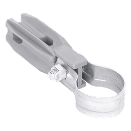 Aislador de Paso o Esquina / Abrazadera 1 Pulgada (25 mm) / Resina Virgen 100% / Acero Galvanizado / Anti-Arqueo / Bolsa 100 Unidades