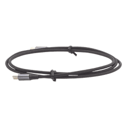 Cable USB-C a USB-C | 1 Metro (3.28 Pies) | Transferencia de Datos de 480 Mbps | Carga Rápida de Hasta 60W | QC 4.0/3.0/2.0 | PD3.0 | FPC | AFC | Protección Integrada | Caja de Aluminio | Nylon Trenzado | Color Negro