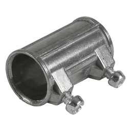 Cople de 3/4" para Tubo Pared Delgada con Tornillos Opresores.