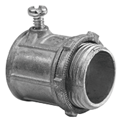 Conector de 3/4" para Tubo Pared Delgada con Tornillos Opresores.