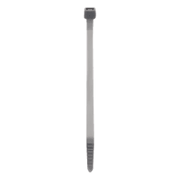 Cincho de Nylon 6.6 StrongHold™, 188mm largo x 4.8mm ancho, Color Negro, Exterior Resistente a Rayos UV, Paquete de 1000pz