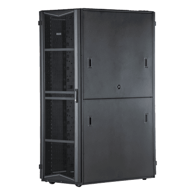 Gabinete para Centros de Datos / 42 UR / 800 mm (2.62 ft) Ancho / 1070 mm (3.51 ft) Profundidad / Acero / Negro