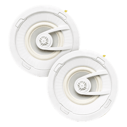 PAR de altavoces de 7 " | montaje de Techo | Diseño TruGrip | Instalacion Sin Herramientas | Woofer de Polipropileno Blanco con Quick Connect 
