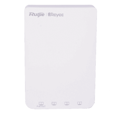 Punto de Acceso Wall Plate Wi-Fi 5 / 1267 Mbps Doble Banda / 802.11ac Wave 2 MU-MIMO 2x2 / 5 Puertos Gigabit / 1 Puerto PoE Out / Mesh / Beamforming / Gestión Cloud Gratuita