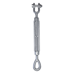 Tensor de Cable / Ojo-Quijada / Acero Forjado / Galvanizado en Caliente / 5/8" / Carrera 9" / Carga 3500 lbs