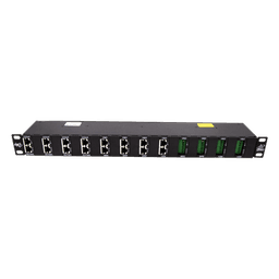 Gabinete de Protección contra Sobretensión / 24 Canales / 10GbE / 20kA por Par / Rack 19" o Pared
