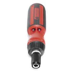 Desarmador 6 en 1 con Mango de Agarre Plástico (Torx #10 y #20, Hexagonal #5, PH0, PH2, Plana #5) 