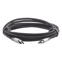 Cable USB-C a USB-C | 2 Metros (6.56 Pies) | Transferencia de Datos de 480 Mbps | Carga Rápida de Hasta 60W | QC 4.0/3.0/2.0 | PD3.0 | FPC | AFC | Protección Integrada | Caja de Aluminio | Nylon Trenzado | Color Negro