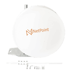 Antena Blindada de alta gama / 3 ft / 10-11 GHz / Ganancia 38 dBi / Conector de guía de onda para radios B11 / Montaje con alineación milimétrica / Tornillería de acero inoxidable 
