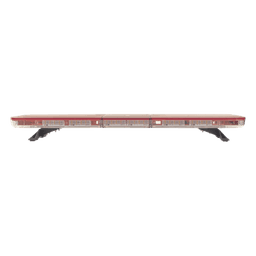 Barra de Luces LED / 47" (118 cm) / 124 LED Hyperlux / Dual Color Rojo/Claro / Control de Tráfico Ámbar / 45 Patrones / Montaje Gancho