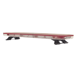 Barra de Luces LED / 47" (118 cm) / 124 LED Hyperlux / Dual Color Rojo/Claro / Control de Tráfico Ámbar / 45 Patrones / Montaje Gancho