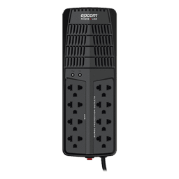 Regulador de Voltaje AVR / 2000 VA / 1000 W / 8 Contactos / Protección RJ11 / Rango 95-148 VCA