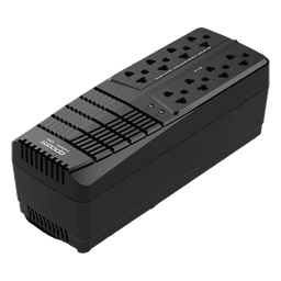 Regulador de Voltaje / 1000 VA / 500 W / 8 Contactos / AVR ±10% / Supresor de Picos 90 J / Protección RJ11 / Rango 95-148 V