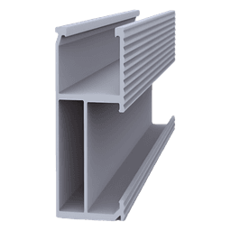 Riel de Montaje Fotovoltaico / Aluminio Anodizado / Longitud 2700 mm (8.9 ft) / Diseño Ligero / Compatible con Múltiples Configuraciones