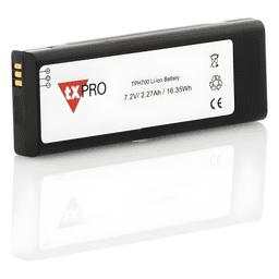 Batería Li-Ion / 2270 mAh / 7.2V / Celdas Panasonic 103450 / Temperatura -20℃ a 50℃ / Policarbonato