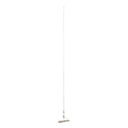 Antena Marina VHF / Fibra de Vidrio / 156-163 MHz / 6.5 dBi / Cable 10 m (32.8 ft) / IP67 / 2.4 m (7.9 ft)