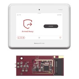 Panel de alarma todo en uno de 7 pulgadas con módulo de toma de control para sensores inalámbricos de otras marcas (5800, 2GIG, DSC, ITI/Qolsys, Bosch)