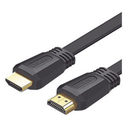 Cable HDMI 2.0 Plano de 1.5 Metros (4.92 Pies) / 4K@60Hz / HDR / 3D / HEC (Canal Ethernet HDMI) / ARC (Canal de Retorno de Audio / Color Profundo de 48 Bits / Audio de 32 Canales / HDCP / Audio Dolby True HD 7.1 / 18 Gbps / EstaÑado y Triple Blindaje / A