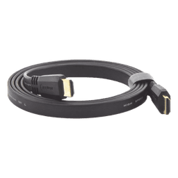 Cable HDMI 2.0 Plano de 1.5 Metros (4.92 Pies) / 4K@60Hz / HDR / 3D / HEC (Canal Ethernet HDMI) / ARC (Canal de Retorno de Audio / Color Profundo de 48 Bits / Audio de 32 Canales / HDCP / Audio Dolby True HD 7.1 / 18 Gbps / EstaÑado y Triple Blindaje / A