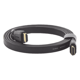 Cable HDMI 2.0 Plano de 1.5 Metros (4.92 Pies) / 4K@60Hz / HDR / 3D / HEC (Canal Ethernet HDMI) / ARC (Canal de Retorno de Audio / Color Profundo de 48 Bits / Audio de 32 Canales / HDCP / Audio Dolby True HD 7.1 / 18 Gbps / EstaÑado y Triple Blindaje / A