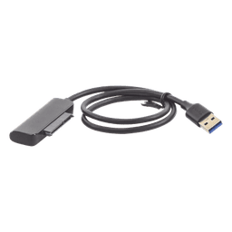 Cable Adaptador SATA a USB 3.0 | SATA 3.0/2.0 | Soporta HDD y SSD de 2.5" | Soporta S.M.A.R.T, TRIM, UASP | No Requiere Adaptador de Corriente | Cable 50 cm.
