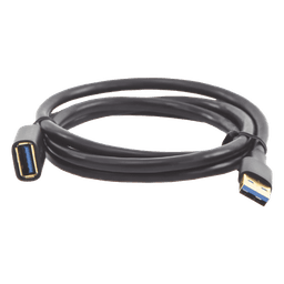 Cable Extensor USB 3.0 / 1 Metro / Macho-Hembra / 5 Gbps / Ultra Durabilidad / Núcleo de cobre estañado 28/22 AWG / Blindaje interior múltiple / Ideal para teclado, mouse , etc.