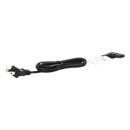 Cable de Alimentación Eléctrica para 120-240 Vca / 1 Metro (3.28 Pies) / 2 Clavijas Tipo Americano / Conector en Forma Tipo L