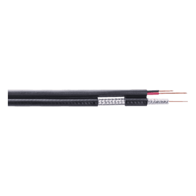 Cable Coaxial RG59 / 305 m (1000 ft) / CCS Siames / 75 Ohm / 60% Blindaje Aluminio / 2x20 AWG / Intemperie