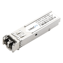 Transceptor Óptico SFP (Mini-Gbic) / Multimodo 850 nm / 1.25 Gbps / 1000BASE-SX / Conectores LC/UPC Dúplex / DDM / Hasta 550 m 