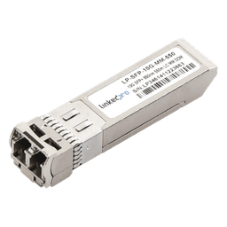 Transceptor Óptico SFP+ (Mini-Gbic) / Multimodo 850 nm / 10 Gbps / 10GBASE-SR / Conectores LC/UPC Dúplex / DDM / Hasta 550 m 