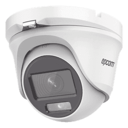Cámara Turret TURBOHD / 2 Megapixel 1080p / Color 24/7 / Luz Blanca 20 m (65.6 ft) / Ángulo 105° / Audio Integrado / IP66 / 4 Tecnologías Seleccionables