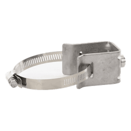 Kit de Adaptadores para Separación y Sujeción / Acero Inoxidable 304 / Abrazadera 2 a 3" / Orificio Roscado 3/8" / 10 Piezas