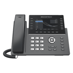 Teléfono IP Carrier-Grade / 14 Líneas SIP / 6 Cuentas / Wi-Fi Dual-Band 802.11ac / Pantalla LCD 5" / Puertos Gigabit / PoE / Audio Full HD Opus