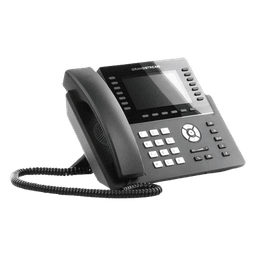 Teléfono IP Carrier-Grade / 14 Líneas SIP / 6 Cuentas / Wi-Fi Dual-Band 802.11ac / Pantalla LCD 5" / Puertos Gigabit / PoE / Audio Full HD Opus