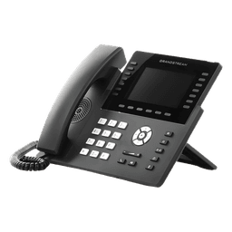 Teléfono IP Carrier-Grade / 14 Líneas SIP / 6 Cuentas / Wi-Fi Dual-Band 802.11ac / Pantalla LCD 5" / Puertos Gigabit / PoE / Audio Full HD Opus