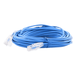 Cable de Parcheo Slim UTP Cat6A - 10 Metros (32.81 Pies) Azul, Diámetro Reducido (28 AWG)