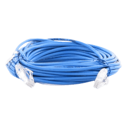 Cable de Parcheo Slim UTP Cat6A - 10 Metros (32.81 Pies) Azul, Diámetro Reducido (28 AWG)