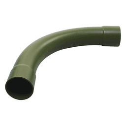 Curva/Codo de 90 PVC Conduit pesado de 1" (25 mm). 