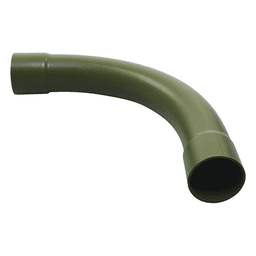 Curva/Codo de 90 PVC Conduit pesado de 1" (25 mm). 
