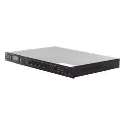 Amplificador de Audio / 1 Canal / 350 W RMS / Sistema 100V y Baja Impedancia 4-16Ω / 4 Entradas Micrófono Balanceadas / Bluetooth / USB / SD / FM / Montaje Rack