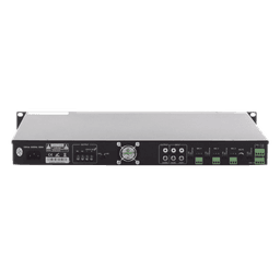 Amplificador de Audio / 1 Canal / 350 W RMS / Sistema 100V y Baja Impedancia 4-16Ω / 4 Entradas Micrófono Balanceadas / Bluetooth / USB / SD / FM / Montaje Rack