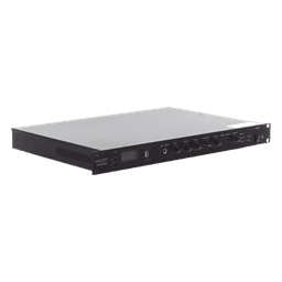 Amplificador de Audio / 1 Canal / 350 W RMS / Sistema 100V y Baja Impedancia 4-16Ω / 4 Entradas Micrófono Balanceadas / Bluetooth / USB / SD / FM / Montaje Rack