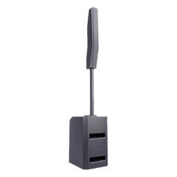 Sistema Line Array Activo Portátil / 1200 W RMS / Woofer 12'' / 8 Drivers 3.5'' / SPL Máx 128 dB / Cobertura 140°H x 40°V