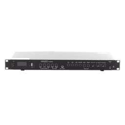Amplificador de Audio / 2 x 60W / 4-8Ω / Bluetooth USB SD / Efectos Delay Echo Repeat / 1.59 x 0.69 x 0.14 ft
