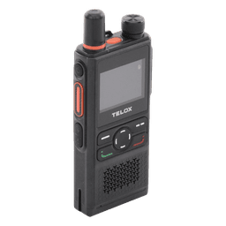 Radio PoC 4G LTE TELOX TE320 / Audio 3W con Cancelación de Ruido / IP67 Resistente a Agua y Polvo / Batería 4000 mAh (48 hrs) / Doble SIM LTE Global / Pantalla 2" / Compatible TASSTA y NXRadio