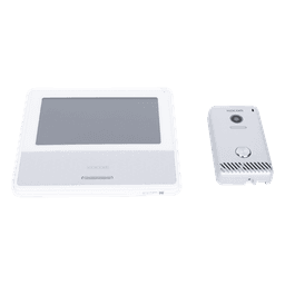 KIT DE VIDEOPORTERO IP COLOR BLANCO / Apertura con app / Súper elegante / Monitor WIFI /  Alimentación 110vca
