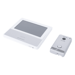 KIT DE VIDEOPORTERO IP COLOR BLANCO / Apertura con app / Súper elegante / Monitor WIFI /  Alimentación 110vca