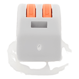 Conector de Presión / 1 Entrada 1 Salida / 12AWG-28AWG / 250V 32A / -20°C a 70°C / 0.47 x 0.83 x 0.59 in