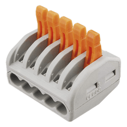 Conector de Distribución Eléctrica / 1 Entrada 4 Salidas / 250V 32A / 12AWG-28AWG / 2.6 x 2.1 x 1.5 cm (1.02 x 0.83 x 0.59 in)